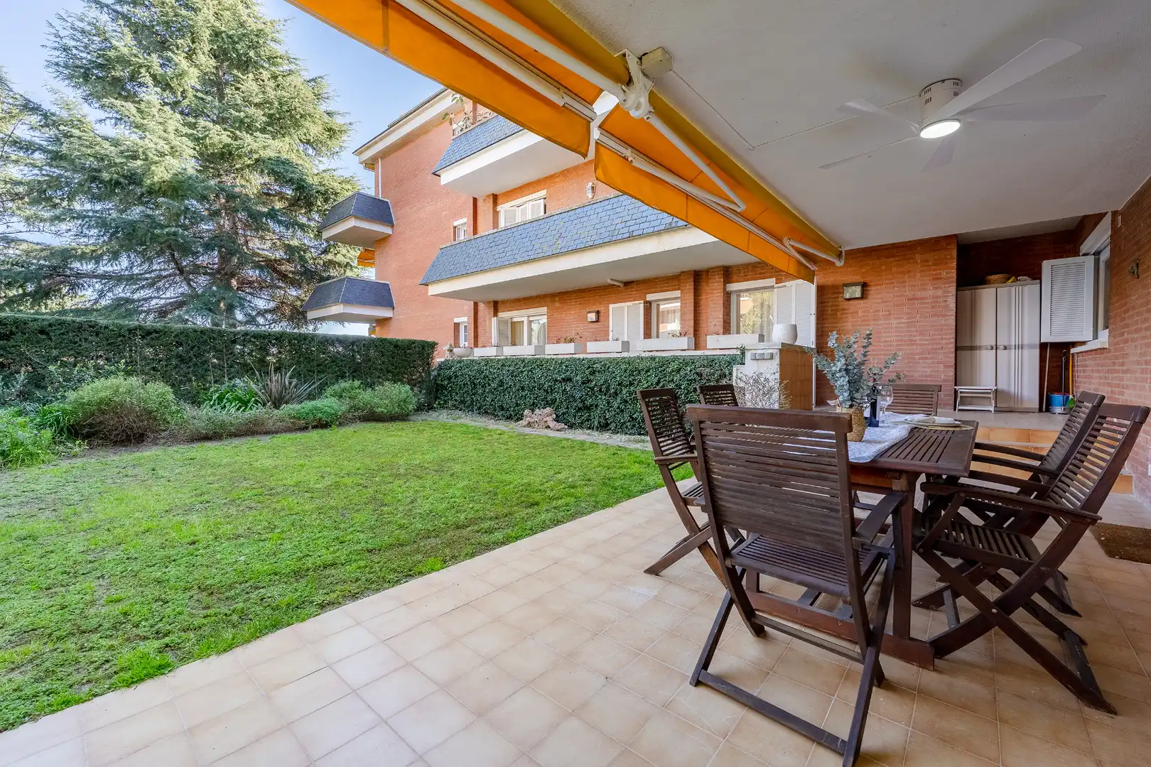 Terrace of Flat for rent in Sant Andreu de Llavaneres  with Air Conditioner, Heating and Private garden