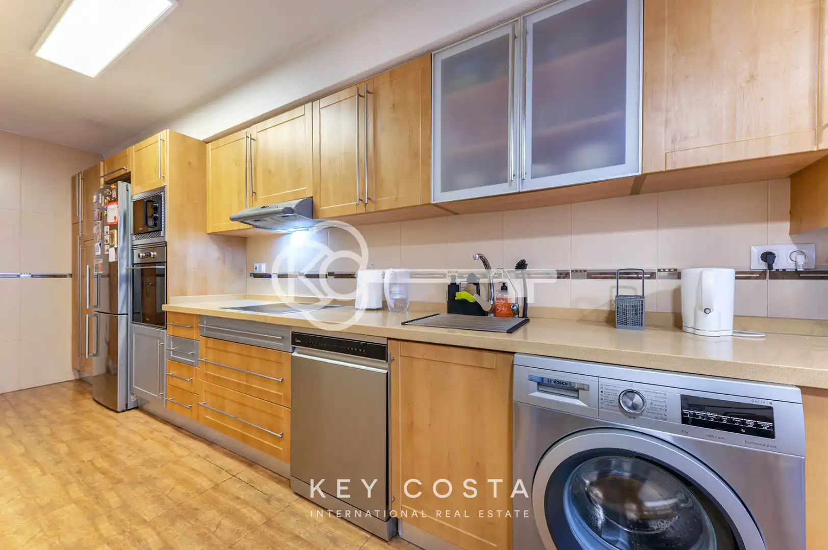 Kitchen of Flat for sale in Alicante / Alacant  with Air Conditioner, Heating and Oven