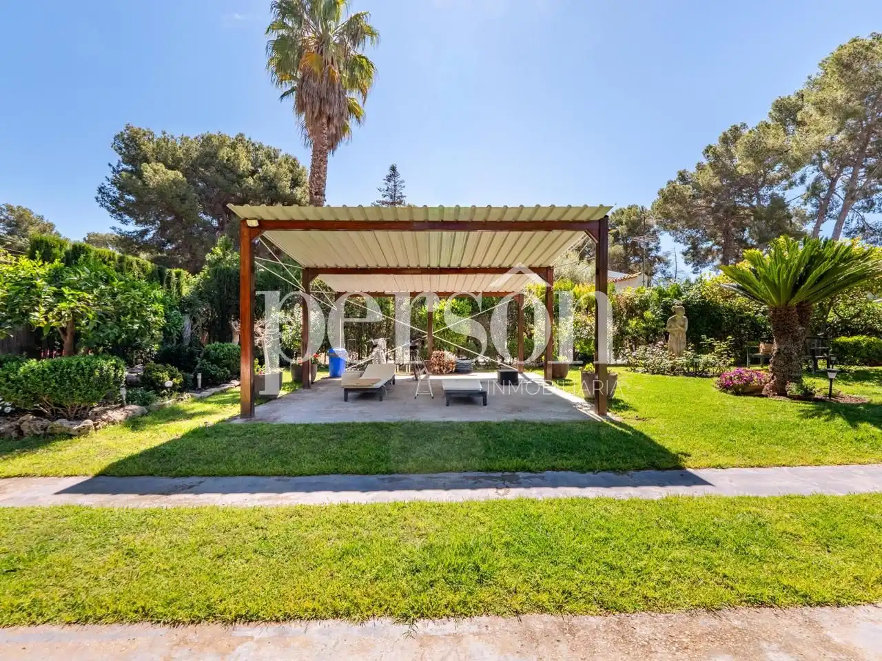Jardín de Casa o chalet en venta en Paterna con Aire acondicionado, Calefacción y Jardín privado