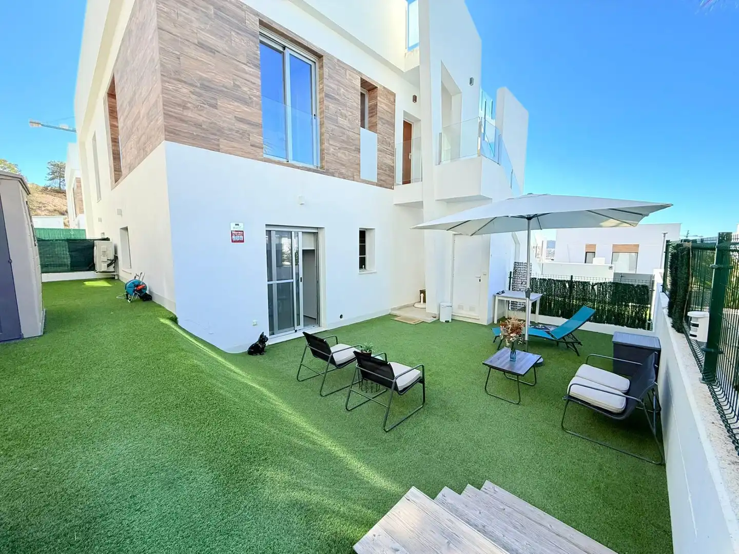 Terraza de Dúplex en venta en Finestrat con Aire acondicionado, Calefacción y Piscina