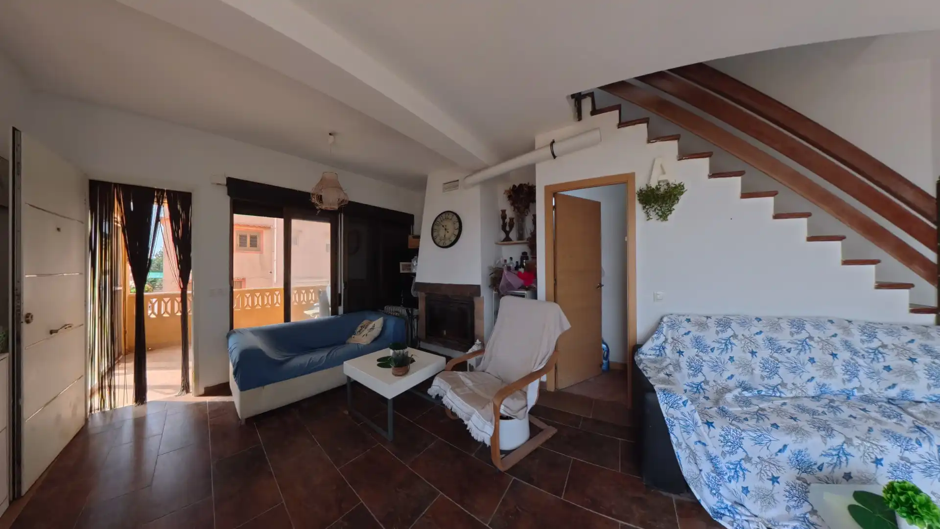 Sala de estar de Casa adosada en venta en Sueca con Aire acondicionado, Calefacción y Terraza