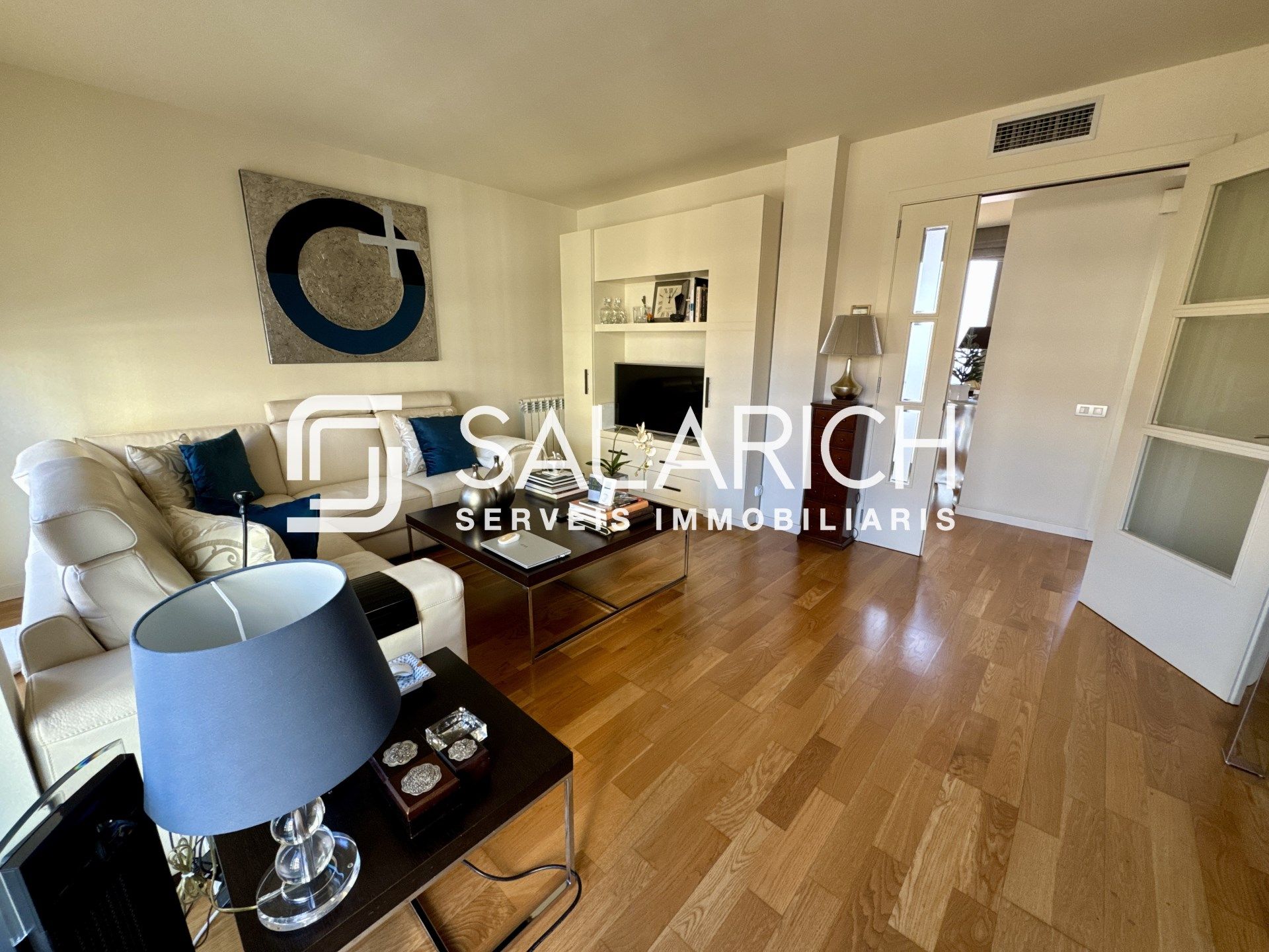 Living room of Flat for sale in  Barcelona Capital  with Air Conditioner, Heating and Terrace