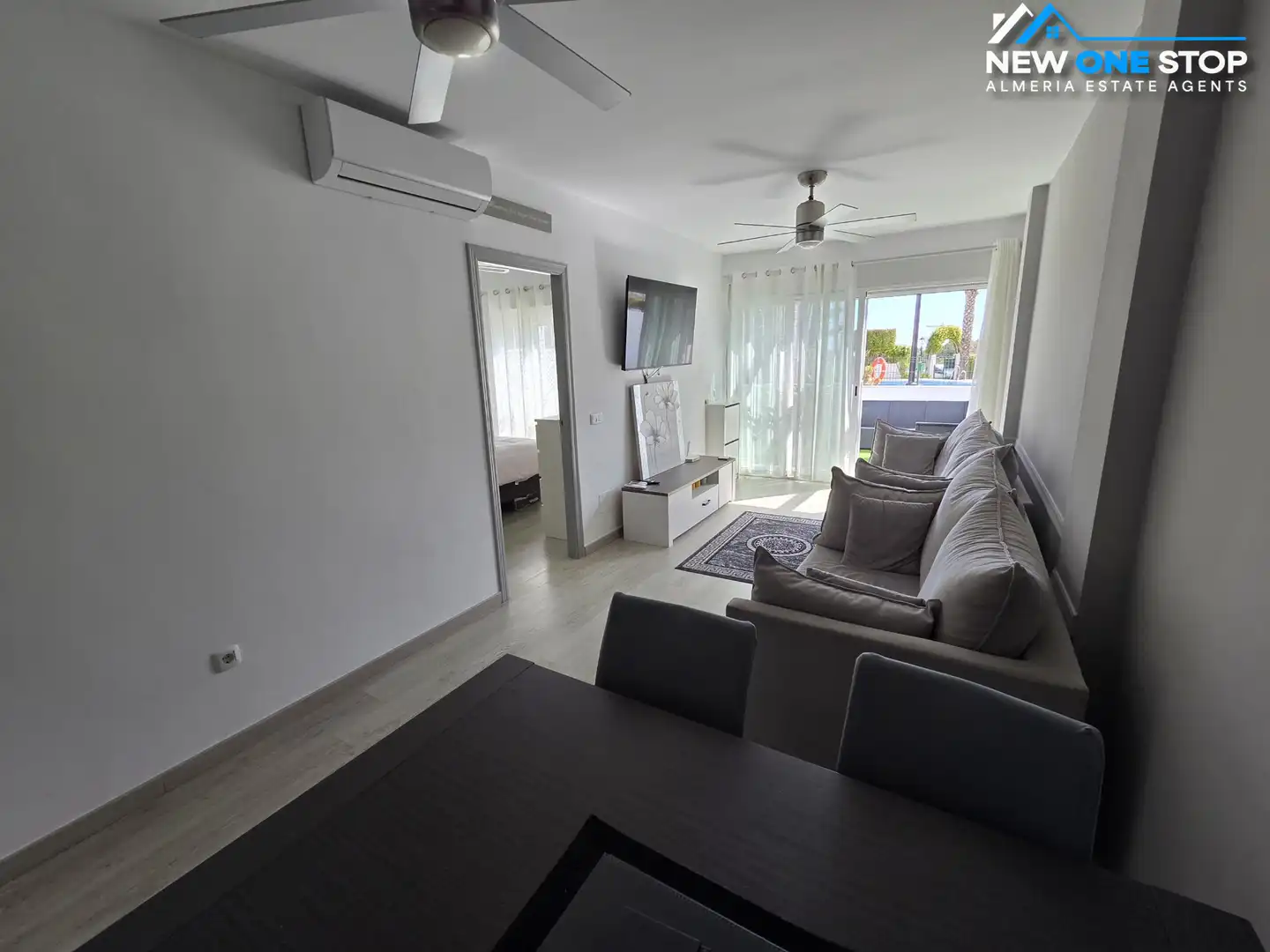 Living room of Apartments for sale in Mojácar  with Air Conditioner, Heating and Terrace