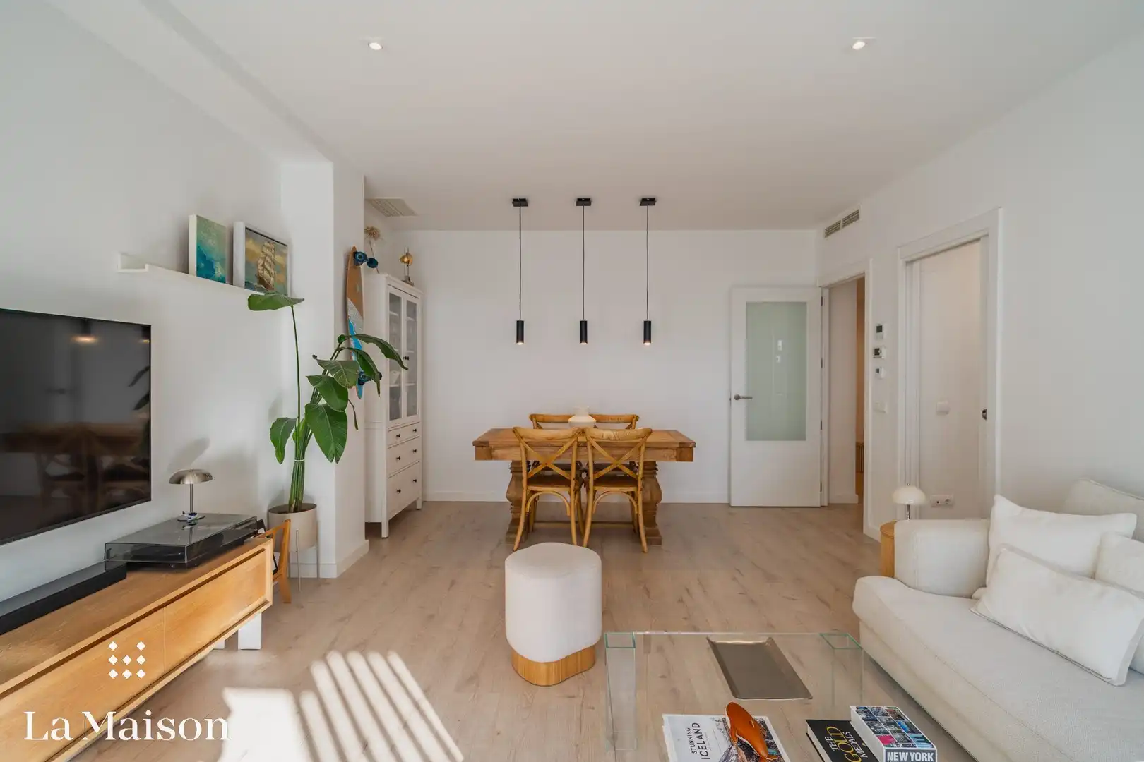 Wohnzimmer von Wohnung zum Verkauf in Sant Andreu de Llavaneres mit Heizung, Abstellraum und Balkon