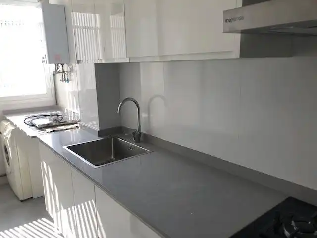 Cocina de Piso de alquiler en Valencia con Aire acondicionado, Calefacción y Parquet