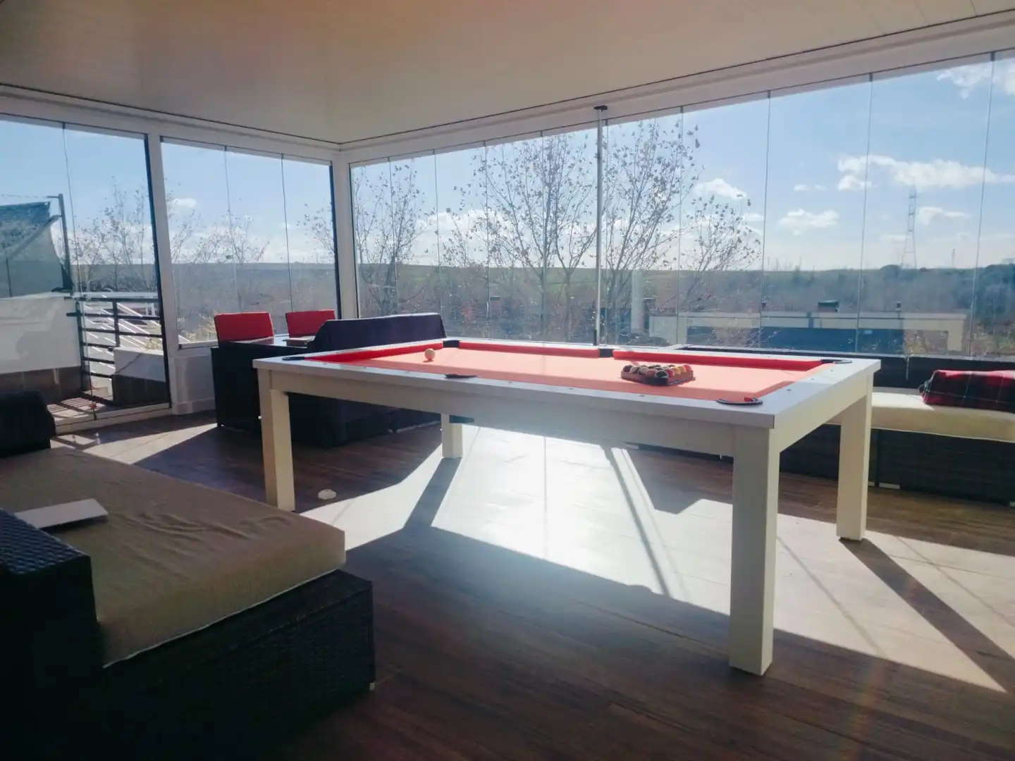 Terraza de Casa adosada en venta en Moraleja de Enmedio con Aire acondicionado, Calefacción y Jardín privado