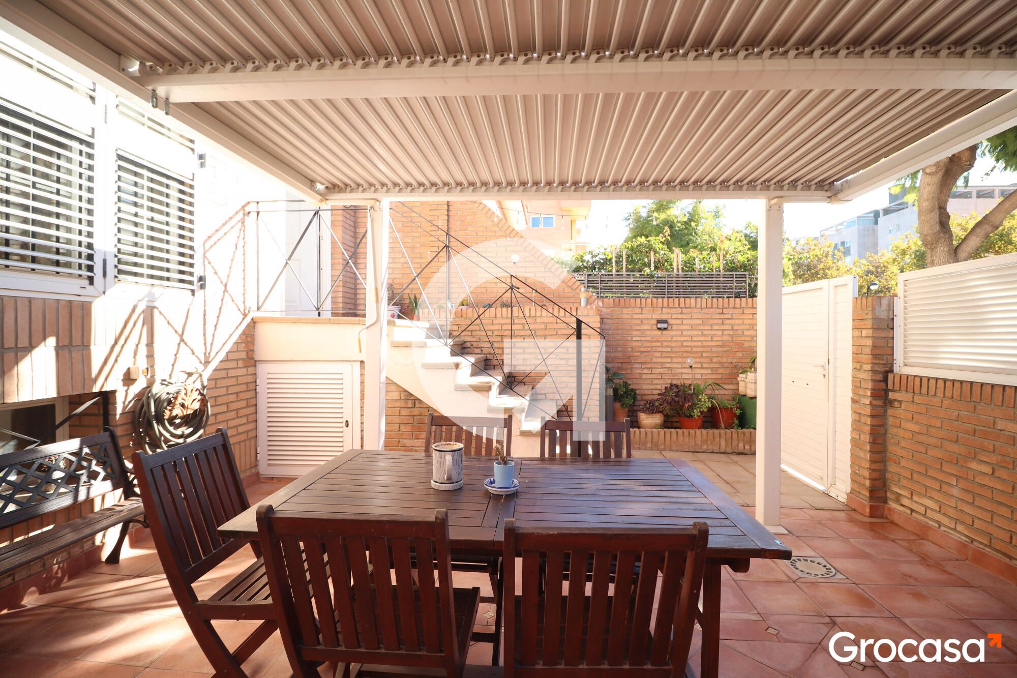 Terrassa de Casa adosada en venda en Sagunto / Sagunt amb Aire condicionat, Calefacció i Terrassa