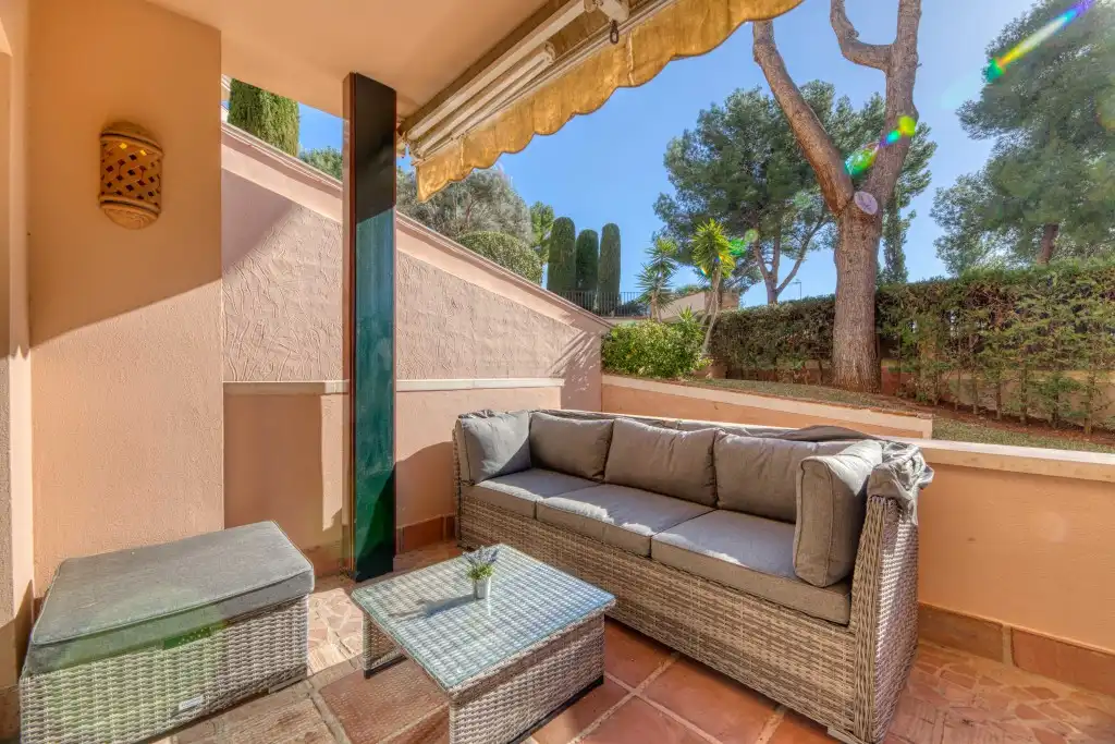 Garden of Apartments for sale in Calvià  with Air Conditioner, Private garden and Terrace