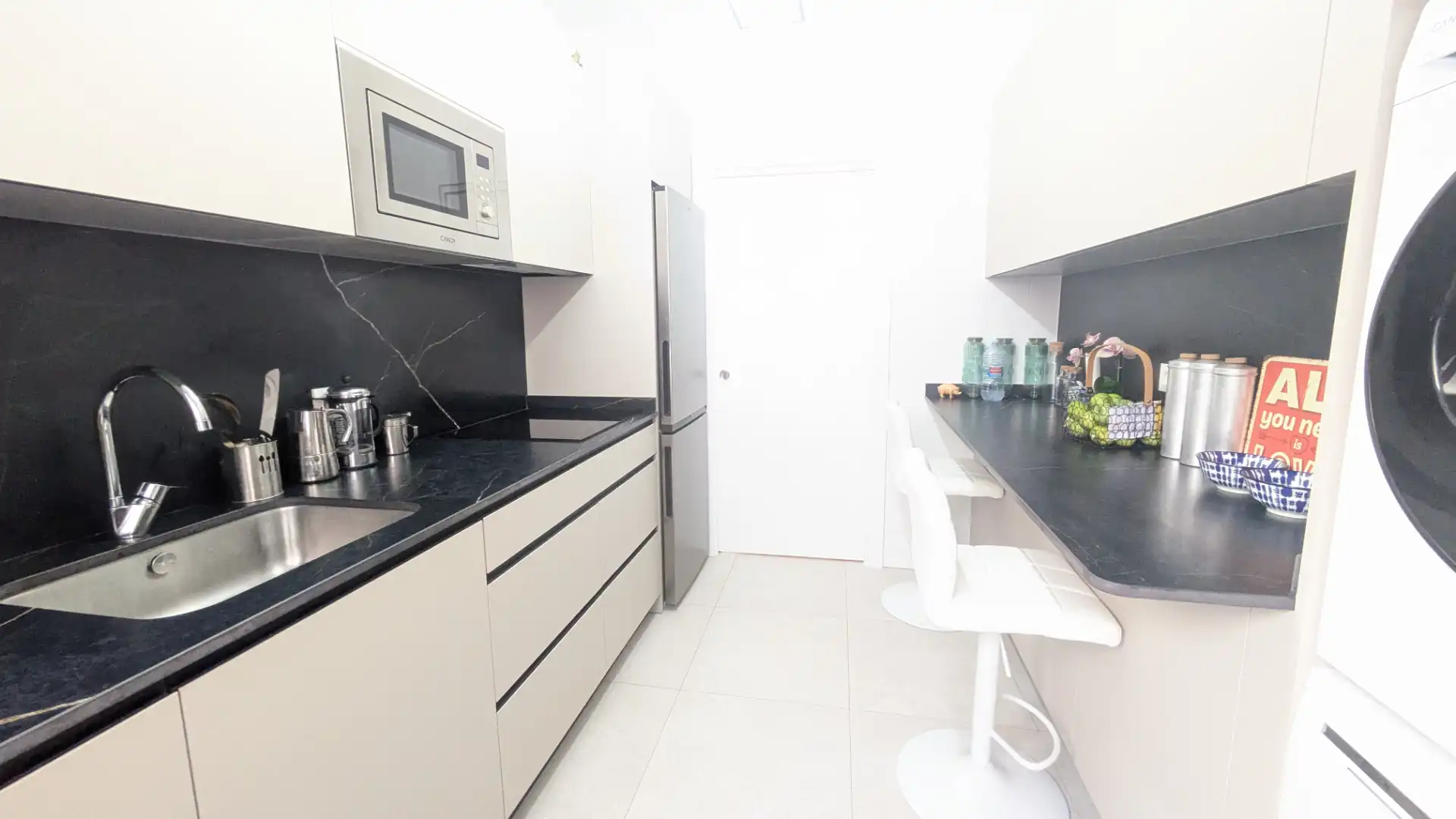 Kitchen of Flat for sale in Getxo   with Heating and Terrace