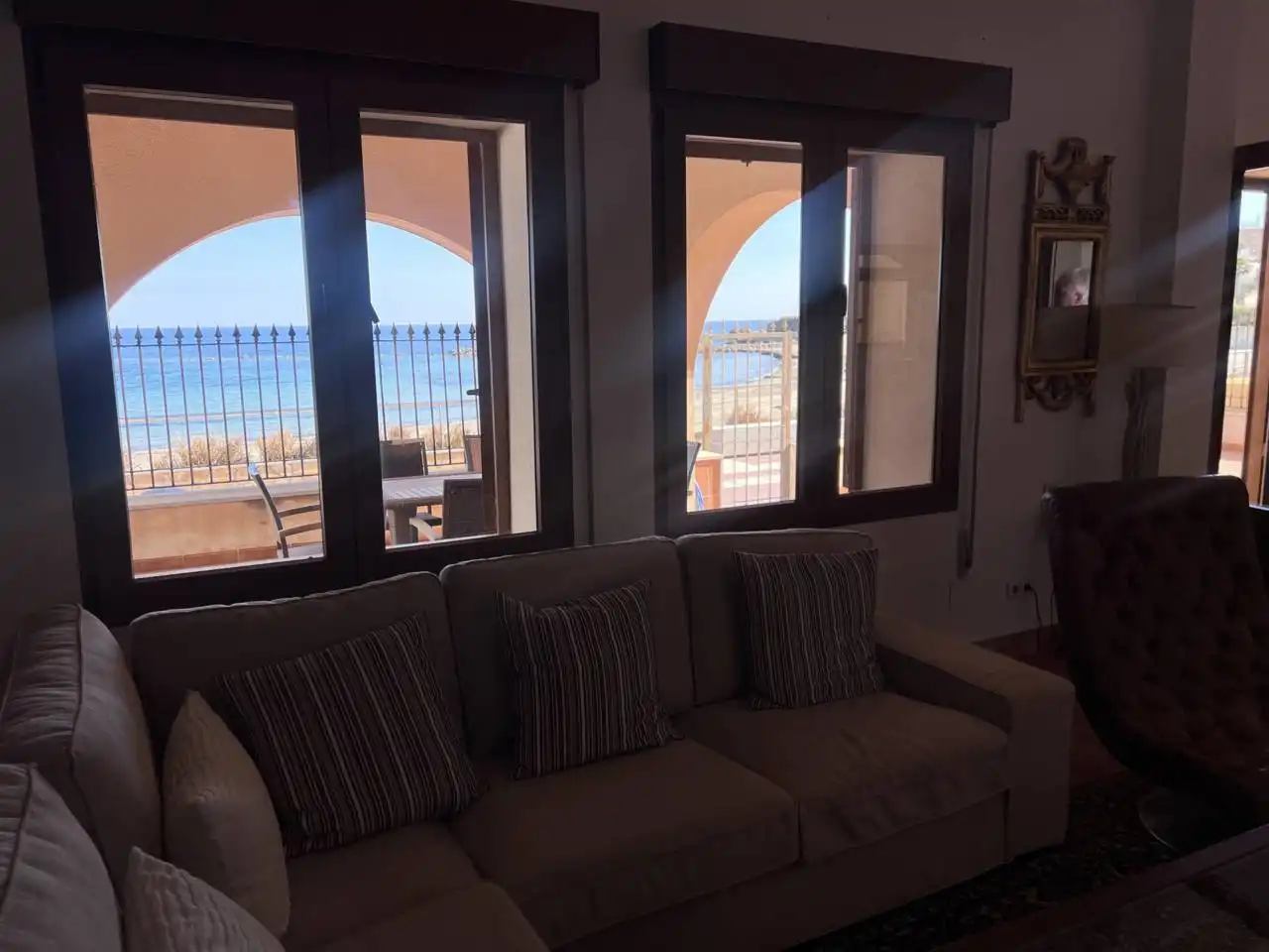 Sala de estar de Casa o chalet en venta en Cartagena con Aire acondicionado, Terraza y Amueblado