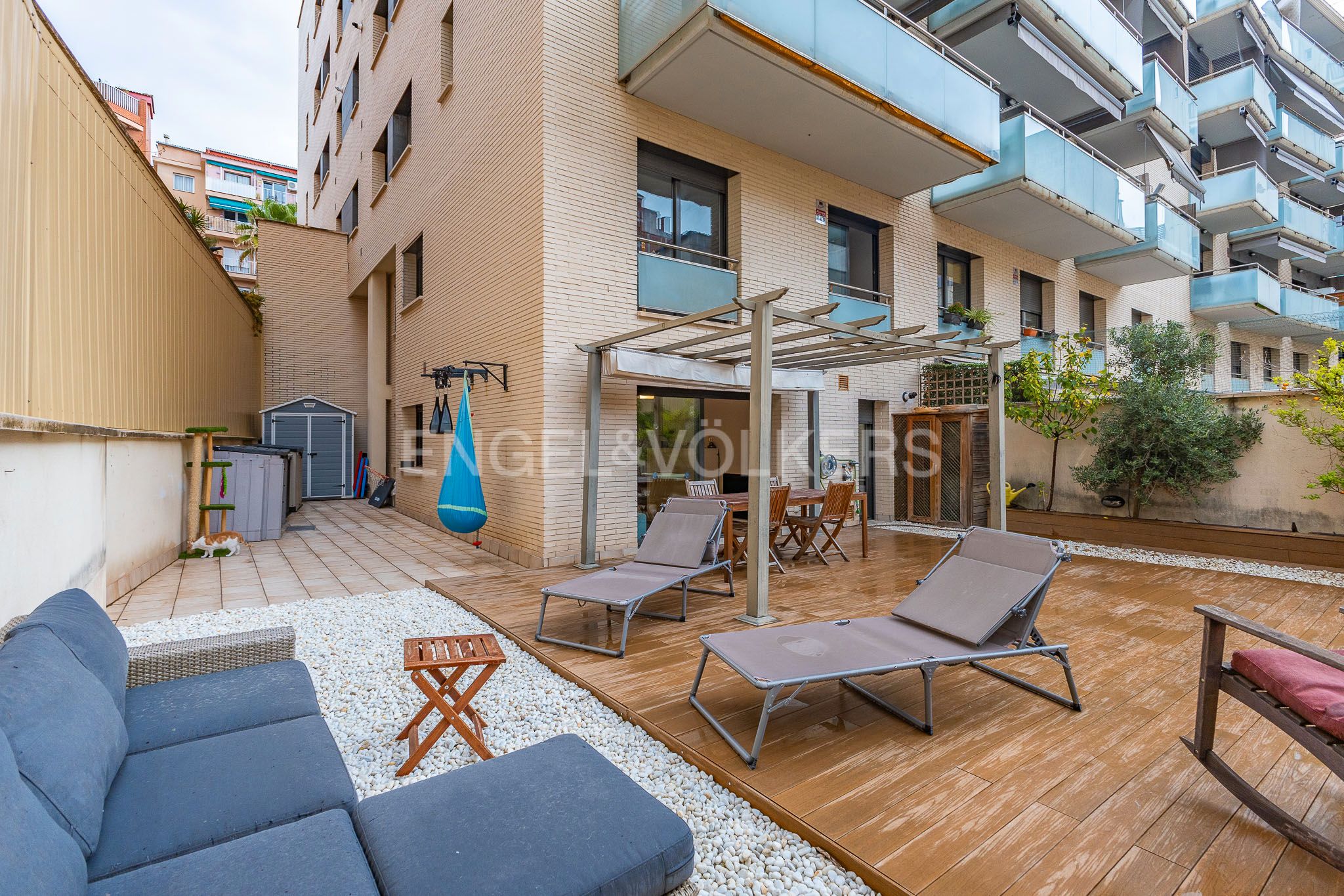Terrace of Apartment for sale in  Barcelona Capital  with Air Conditioner, Heating and Parquet flooring