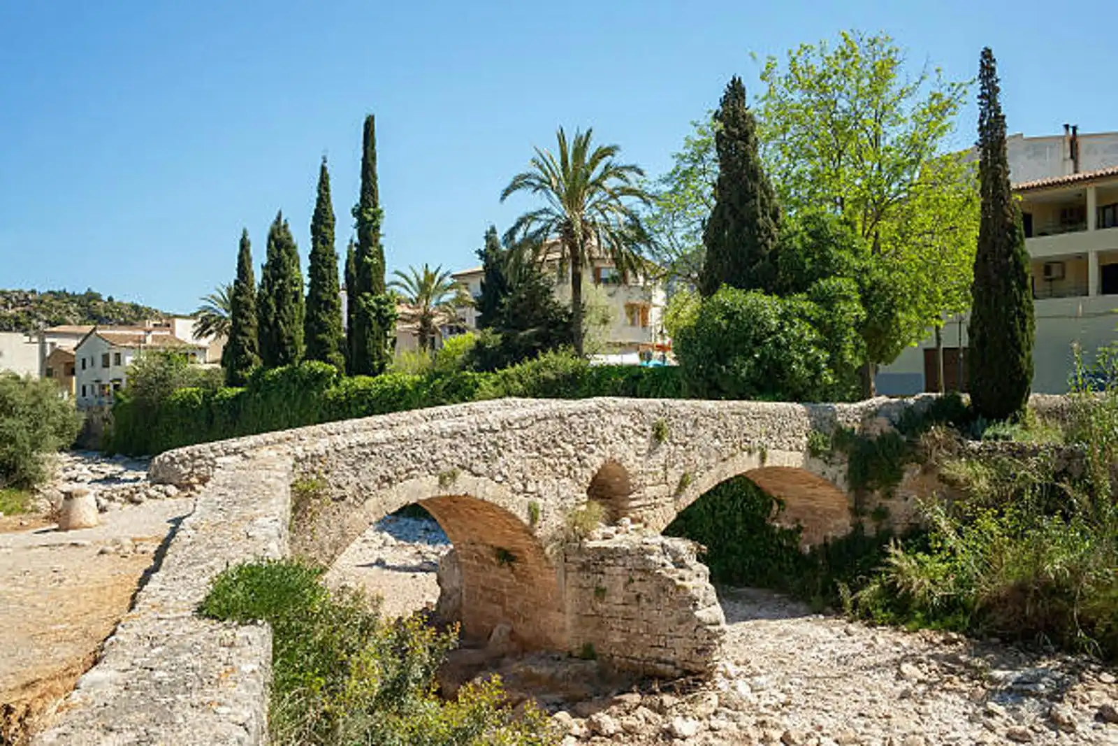 Außenansicht von Einfamilien-Reihenhaus zum Verkauf in Pollença mit Klimaanlage, Heizung und Terrasse