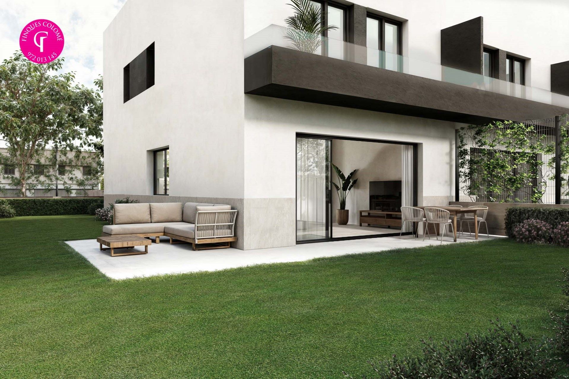 Terraza de Casa adosada en venta en Vilablareix con Aire acondicionado, Terraza y Trastero