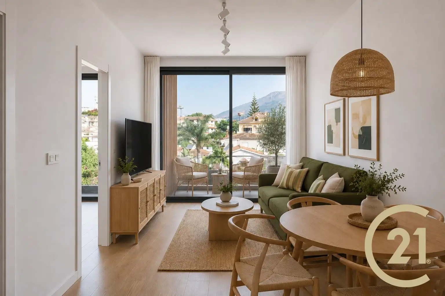 Living room of Flat for sale in Fuengirola  with Balcony