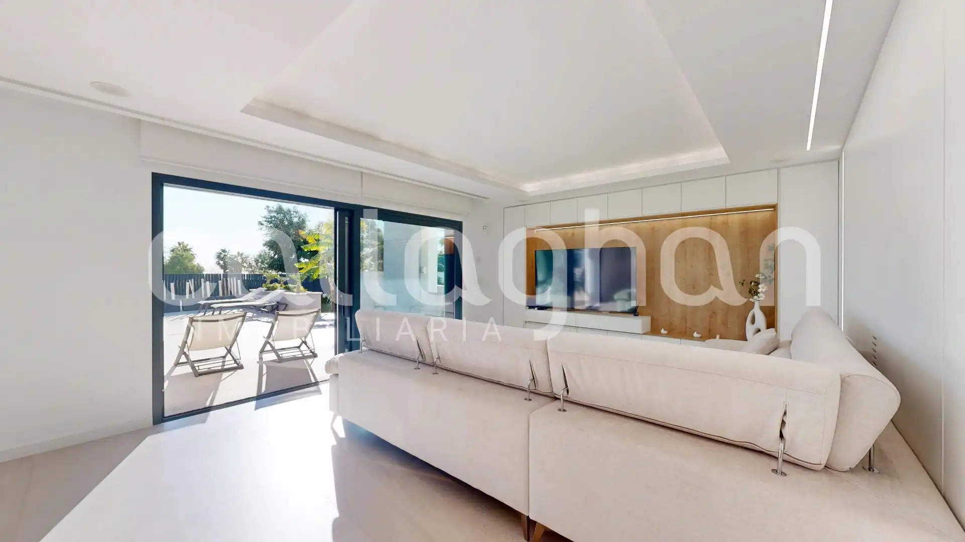 Sala d'estar de Casa o xalet en venda en Almenara amb Aire condicionat, Calefacció i Jardí privat