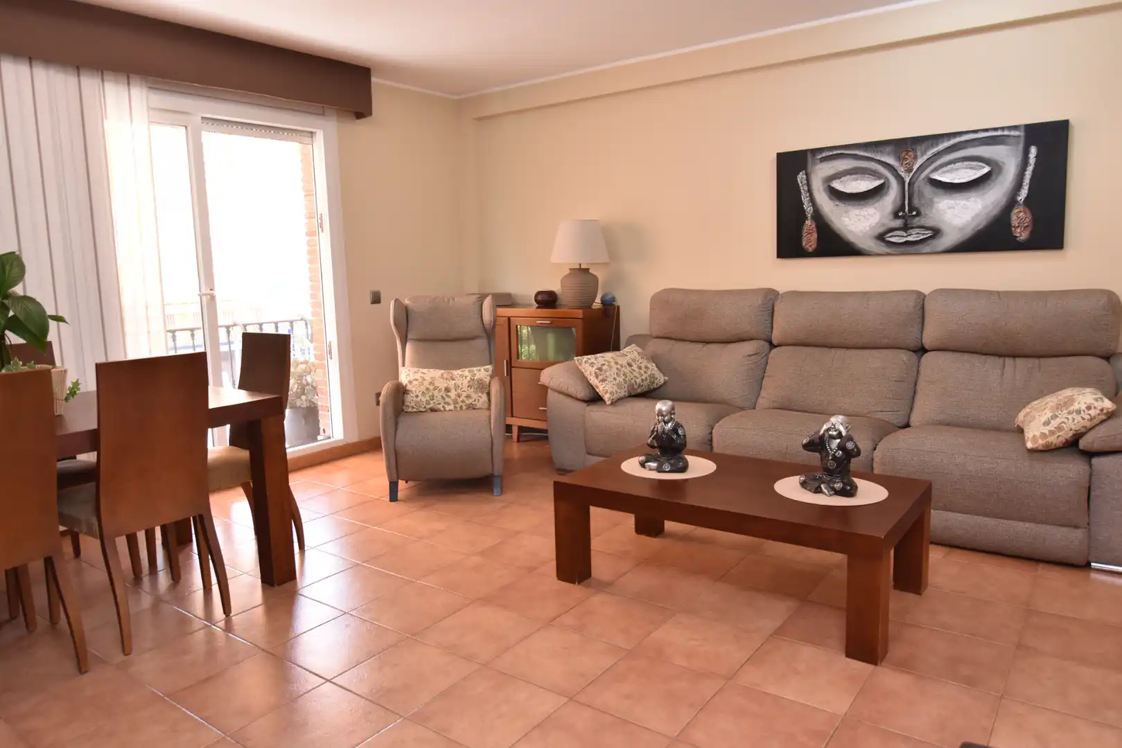 Sala de estar de Dúplex en venta en Pineda de Mar con Aire acondicionado, Calefacción y Parquet