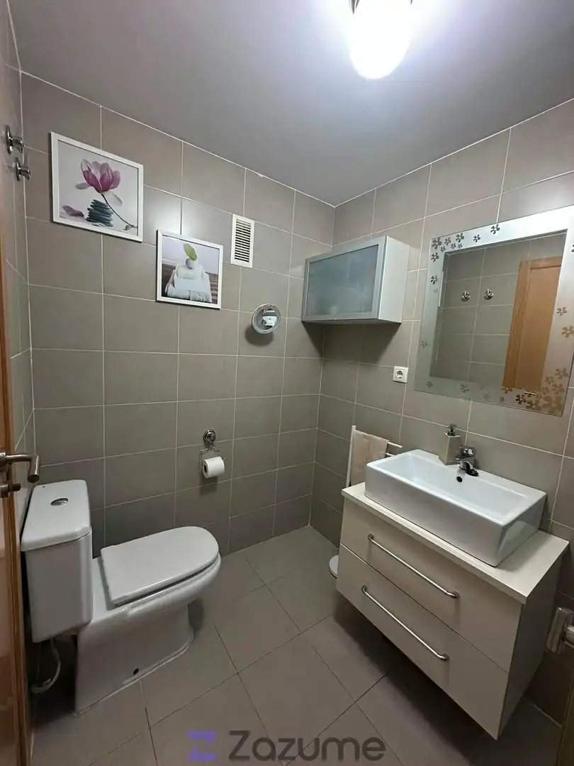 Bathroom of Flat for rent in Murcia  with Air Conditioner, Private garden and Swimming Pool