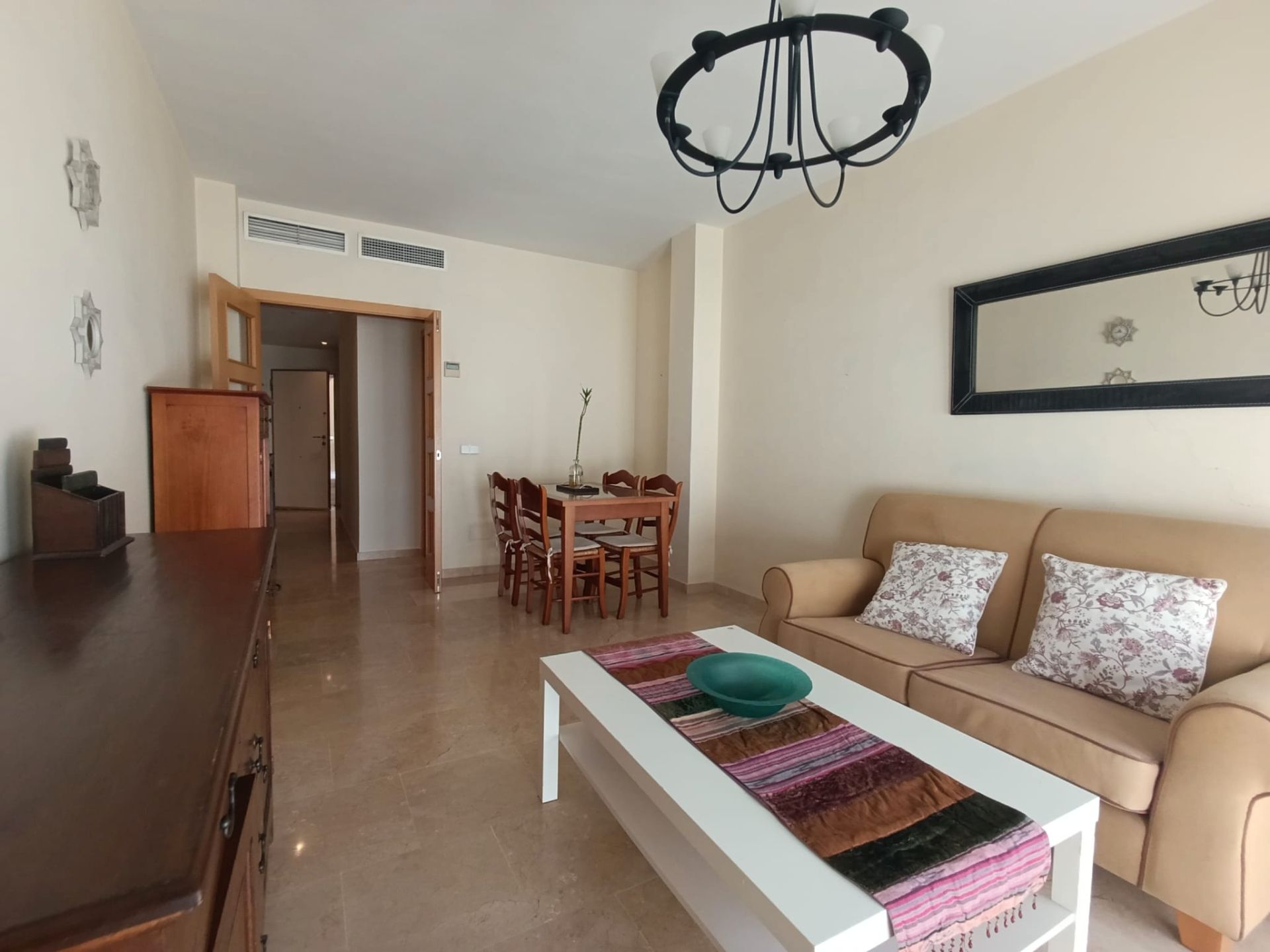 Living room of Flat to rent in Málaga Capital  with Air Conditioner and Furnished