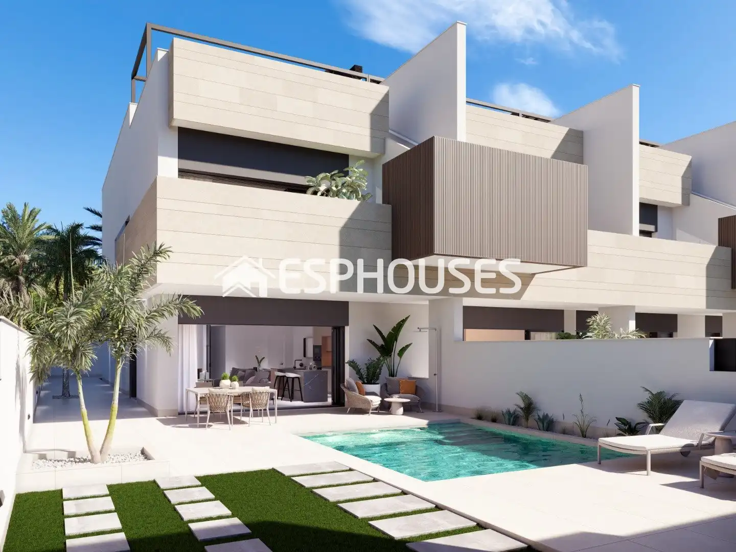 Bungalow con terraza en venta en Pilar de la Horadada ciudad, imagen 24