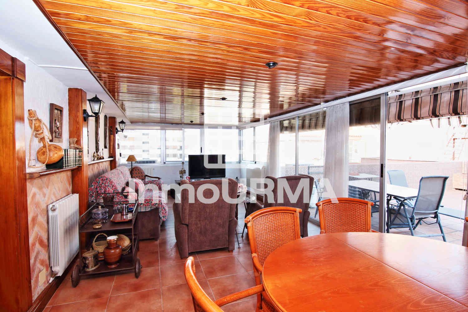 Terrace of Attic for sale in Alicante / Alacant  with Air Conditioner, Heating and Parquet flooring