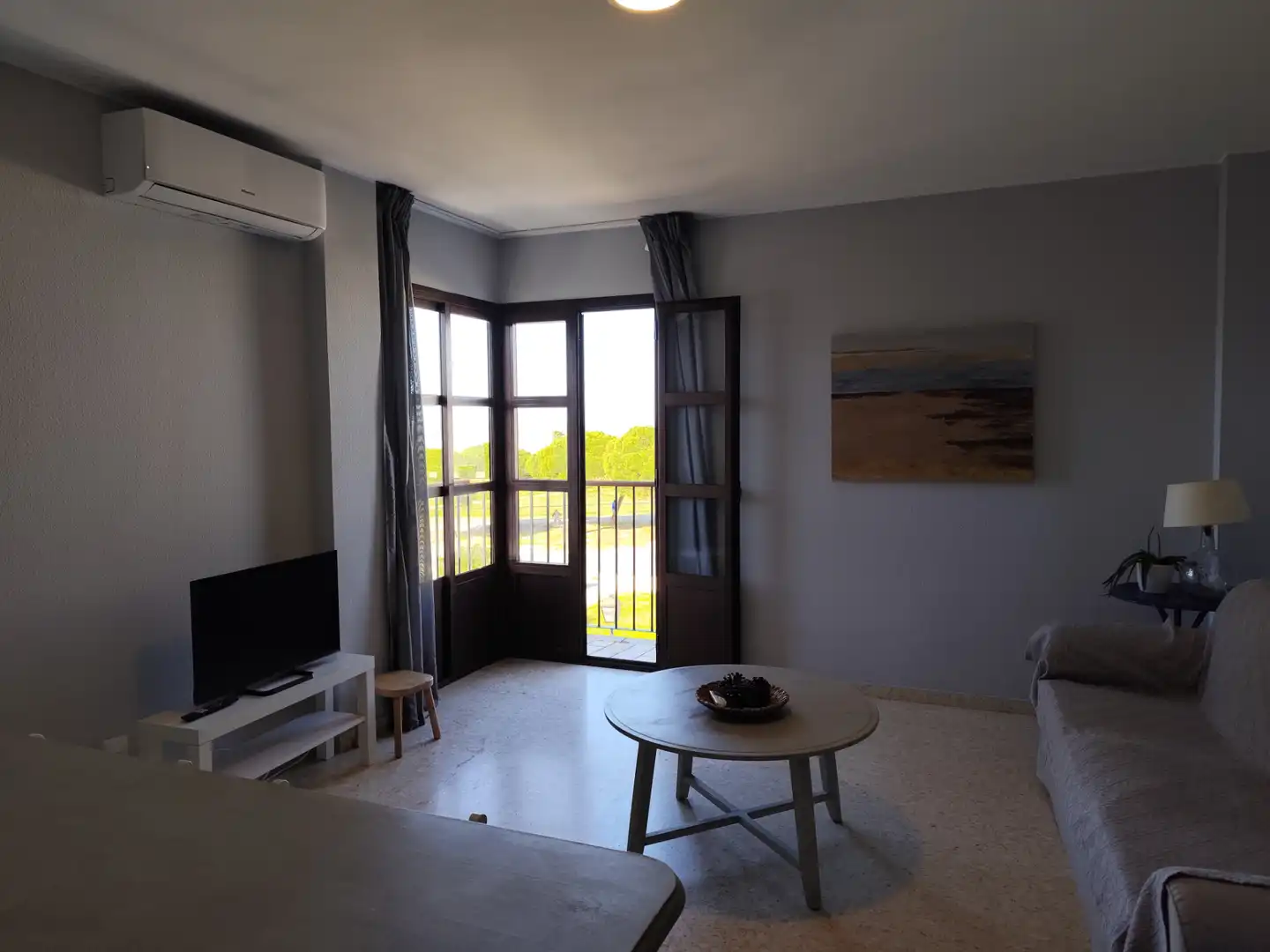 Wohnzimmer von Wohnung zur Miete in Sanlúcar de Barrameda mit Klimaanlage, Heizung und Möbliert
