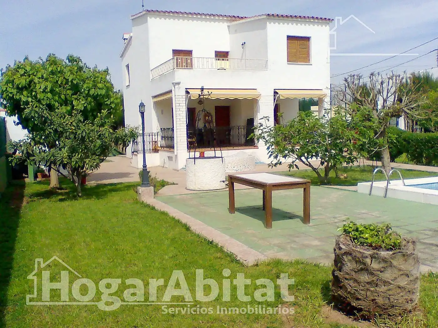 Garten von Haus oder Chalet zum Verkauf in Castellón de la Plana / Castelló de la Plana mit Terrasse, Abstellraum und Schwimmbad