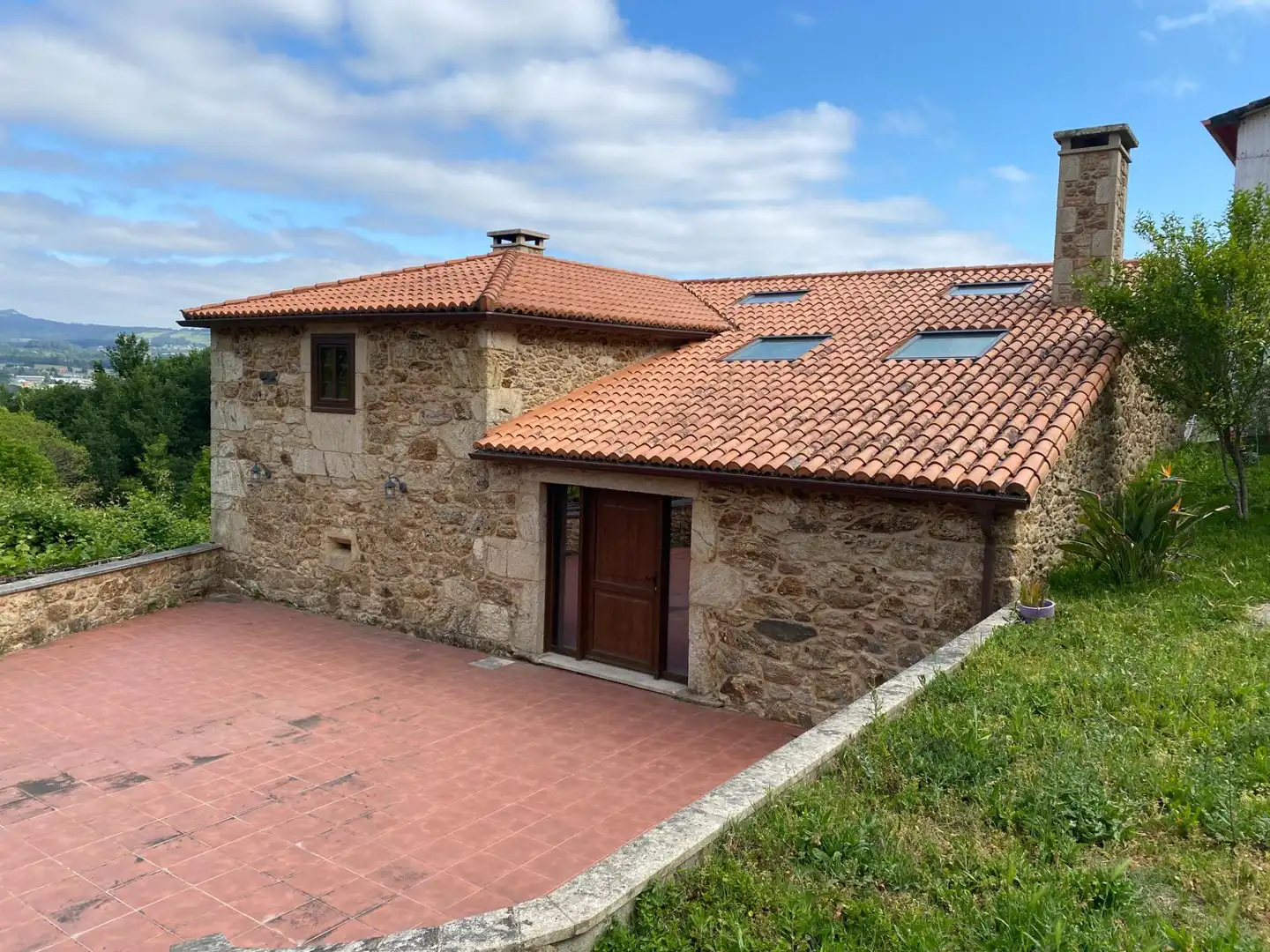 Vista exterior de Casa o xalet en venda en A Estrada  amb Calefacció