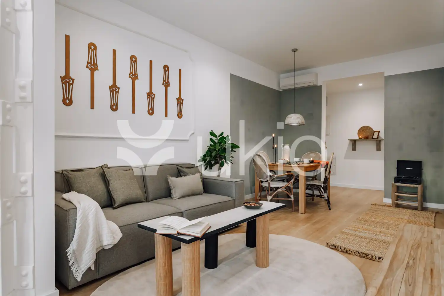 Living room of Apartments for rent in Barcelona  with Heating, Furnished and Oven
