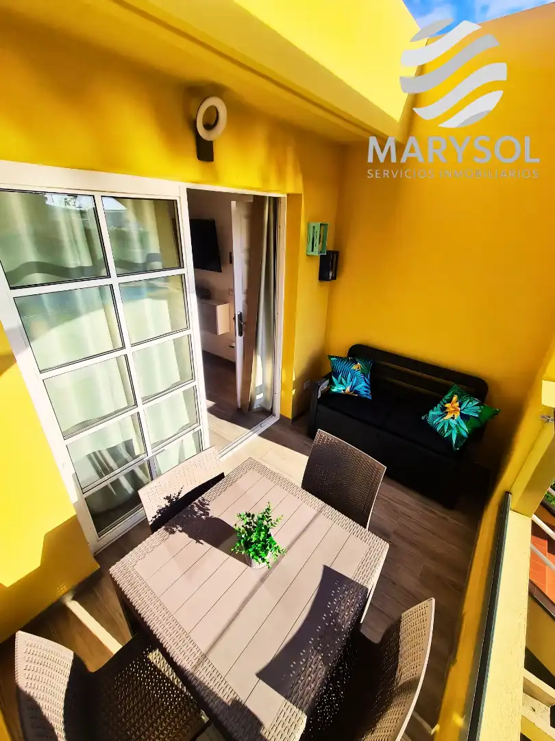 Balcony of Apartments for rent in San Bartolomé de Tirajana  with Air Conditioner, Heating and Terrace