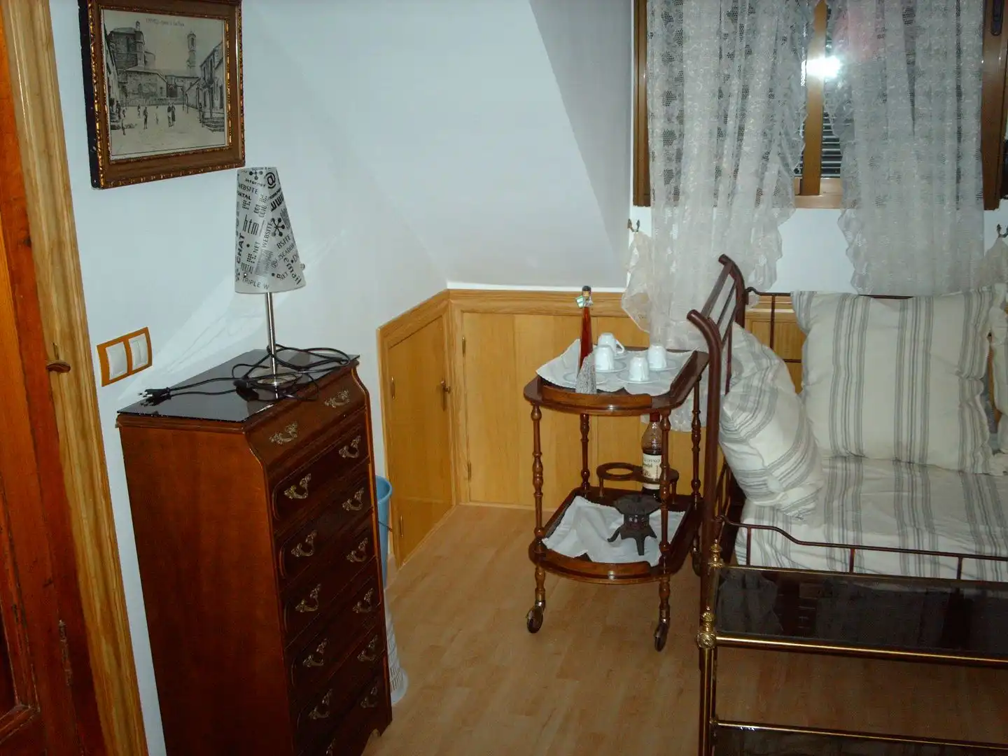 Bedroom of Flat for rent in Linares  with Air Conditioner, Heating and Parquet flooring