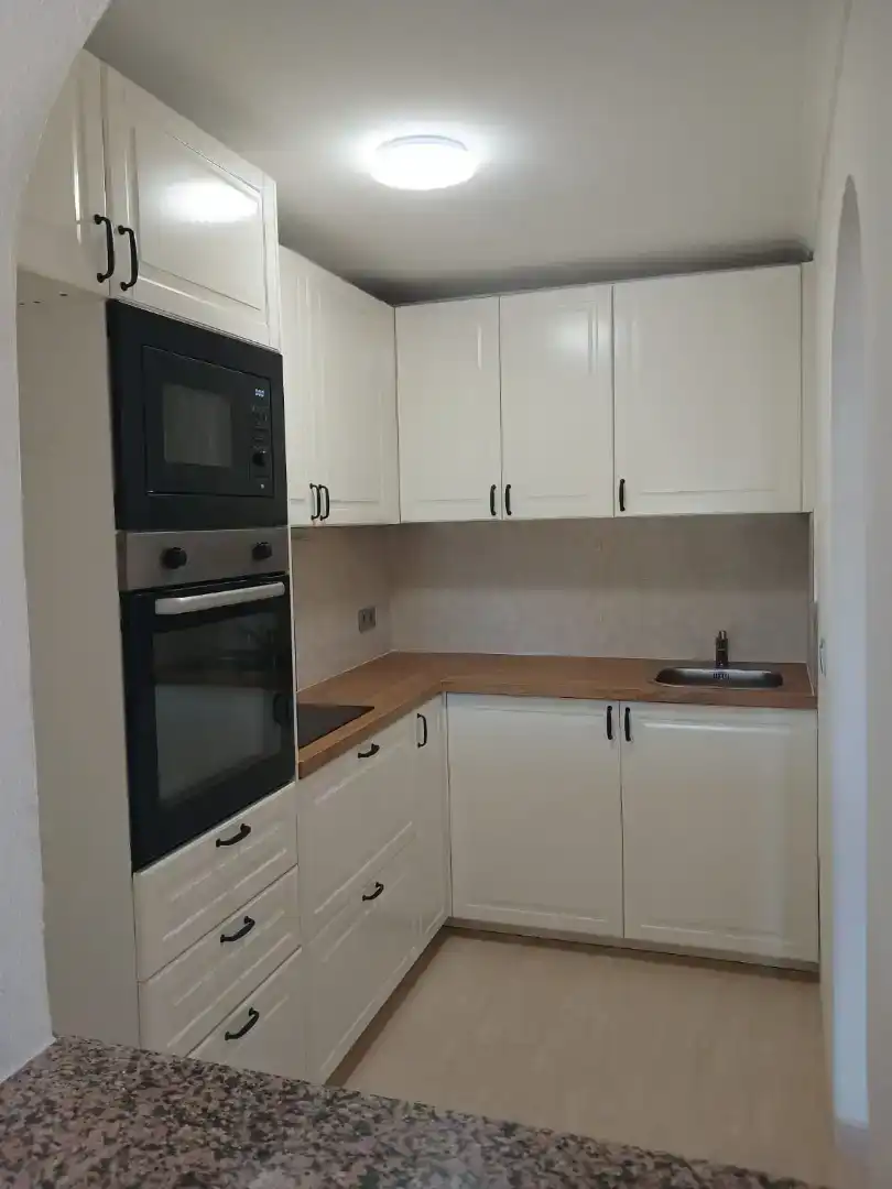 Kitchen of Flat for sale in Daya Nueva  with Oven, Microwave and Balcony
