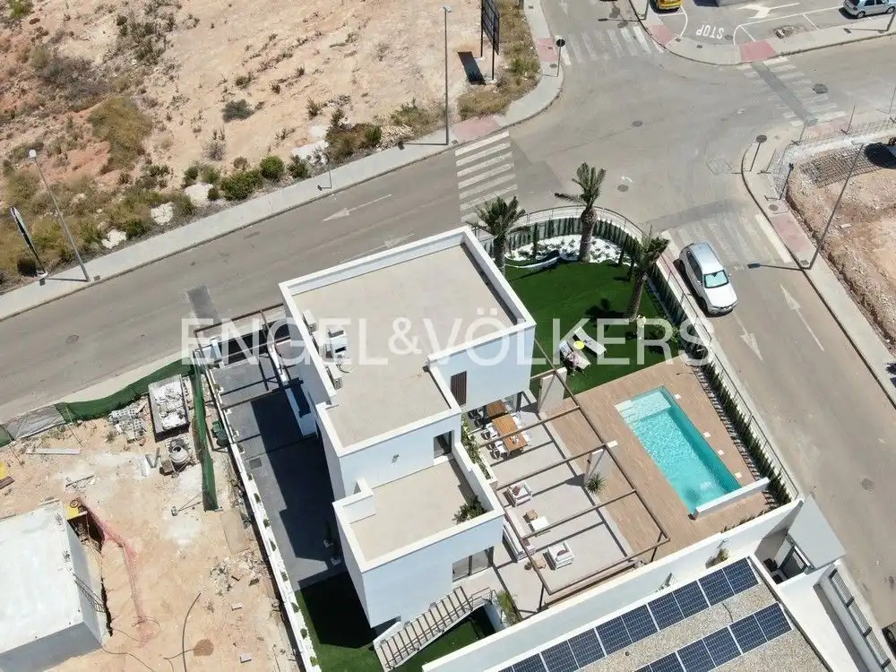 Außenansicht von Country house zum Verkauf in Orihuela mit Klimaanlage, Heizung und Privatgarten