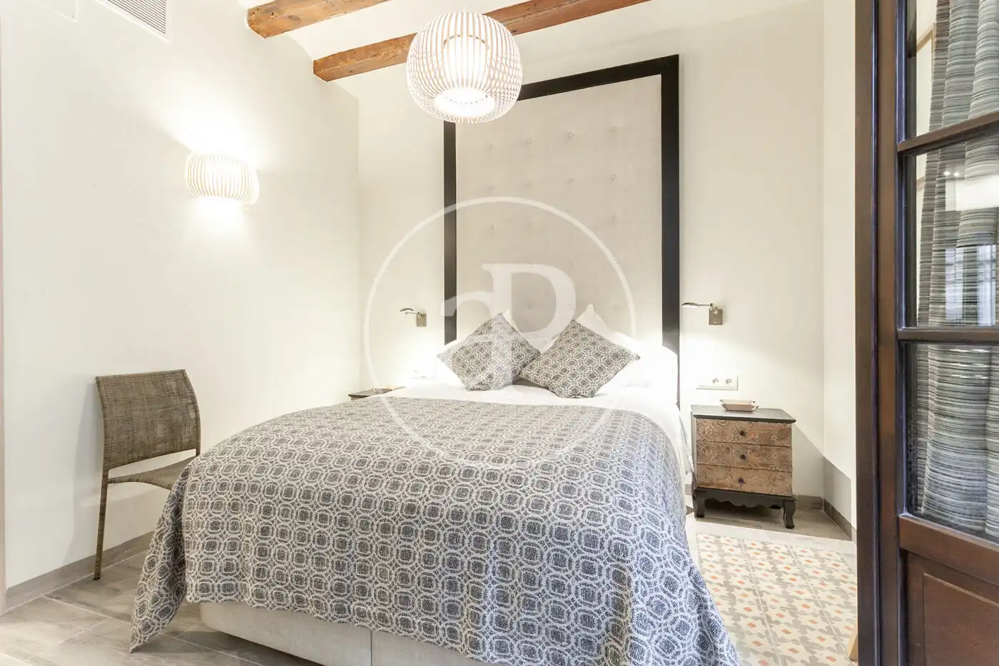 Bedroom of Flat for rent in Barcelona  with Air Conditioner, Heating and Furnished