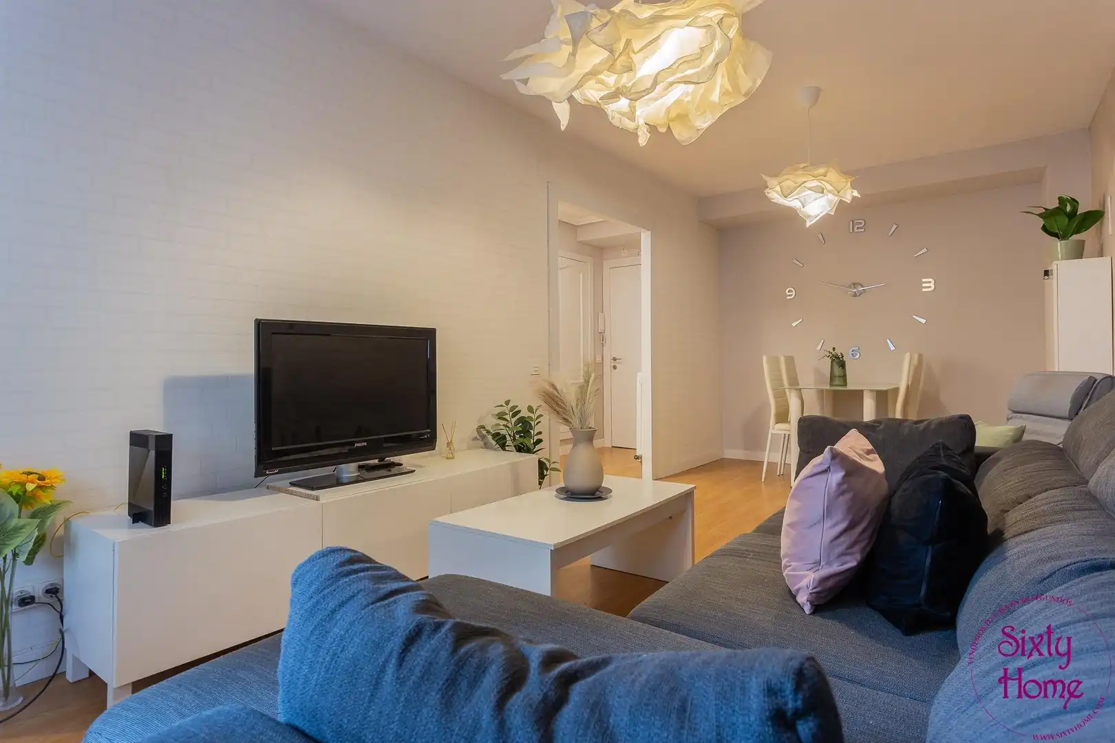 Sala de estar de Piso en venta en Jaca con Aire acondicionado, Calefacción y Parquet