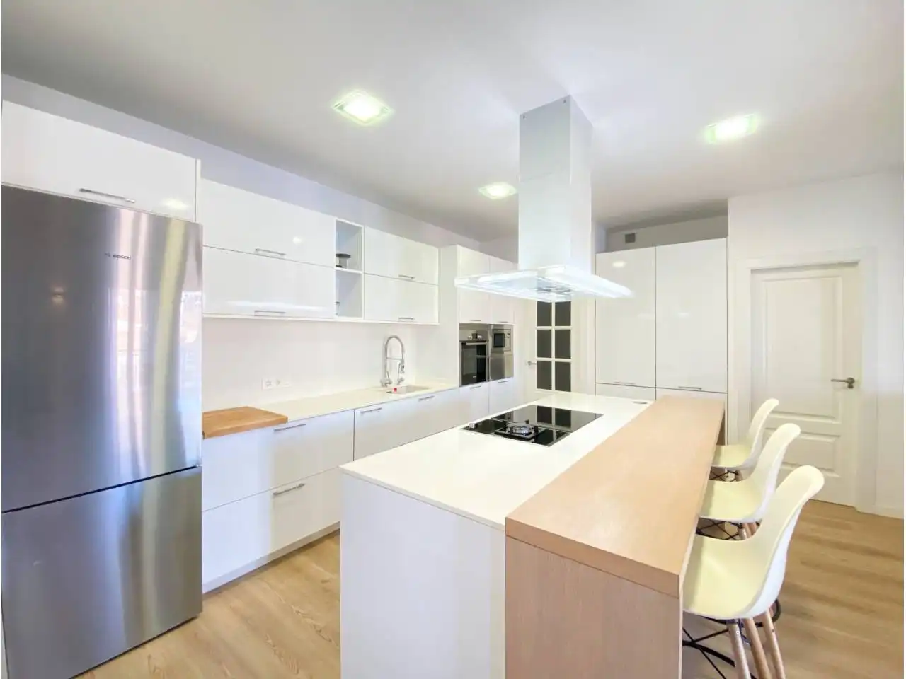 Cocina de Piso de alquiler en  Palma de Mallorca con Aire acondicionado, Calefacción y Parquet
