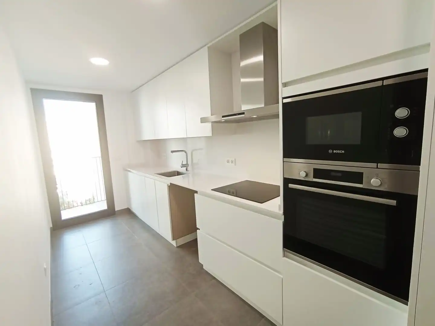 Kitchen of Flat for rent in Terrassa  with Air Conditioner and Heating