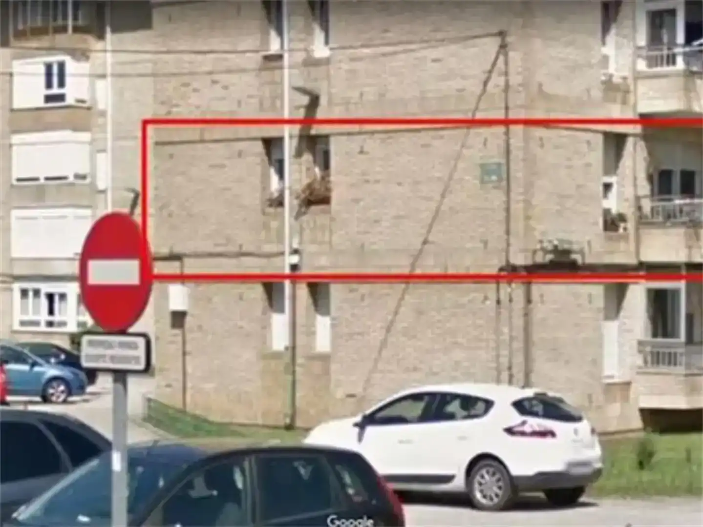Vista exterior de Piso en venta en Torrelavega  con Balcón