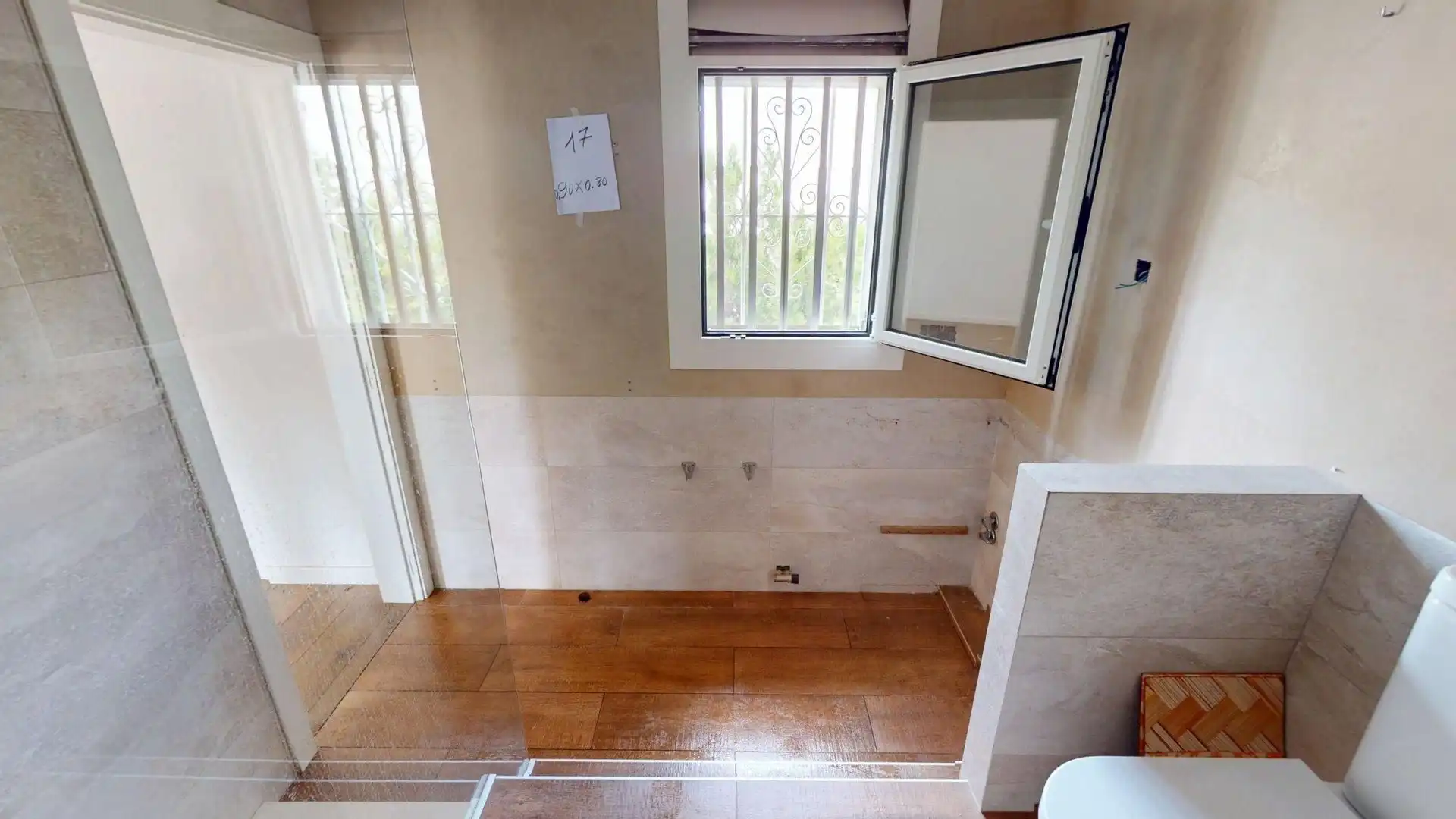 Badezimmer von Haus oder Chalet zum Verkauf in Cabrera de Mar mit Heizung, Privatgarten und Terrasse