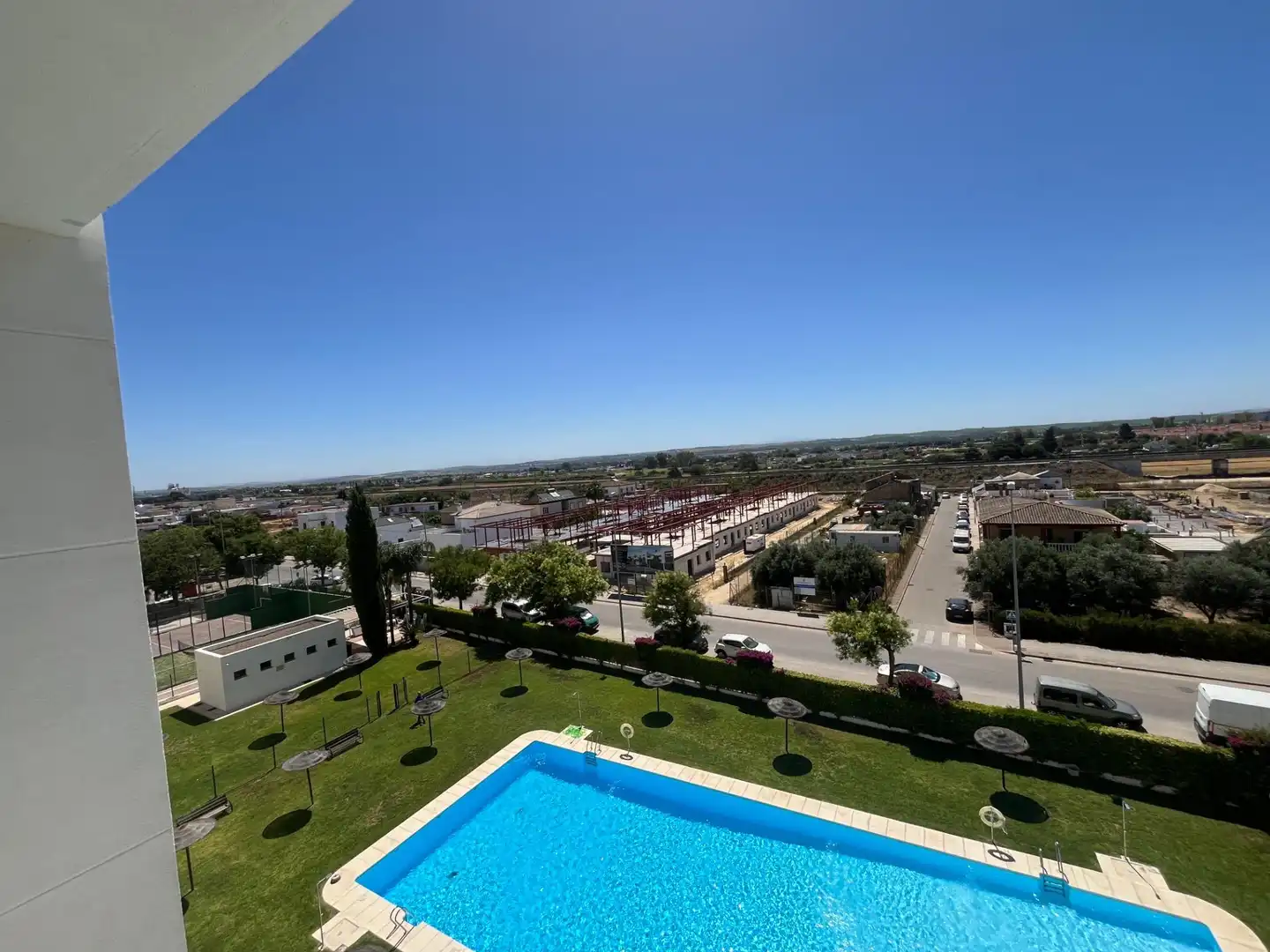 Exterior view of Flat for sale in Jerez de la Frontera  with Air Conditioner, Heating and Private garden