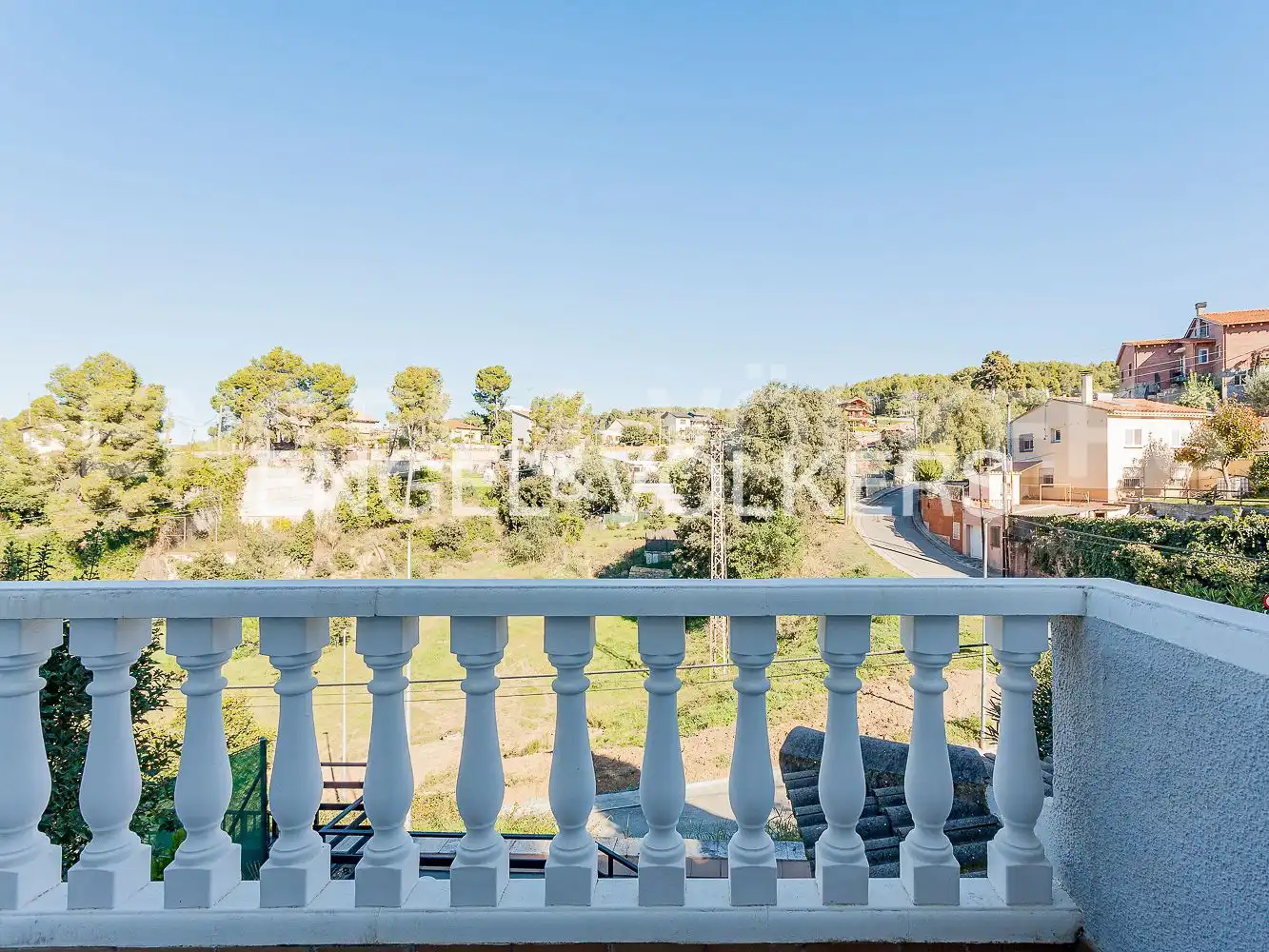 Vista exterior de Casa o xalet en venda en Ullastrell amb Calefacció, Parquet i Piscina