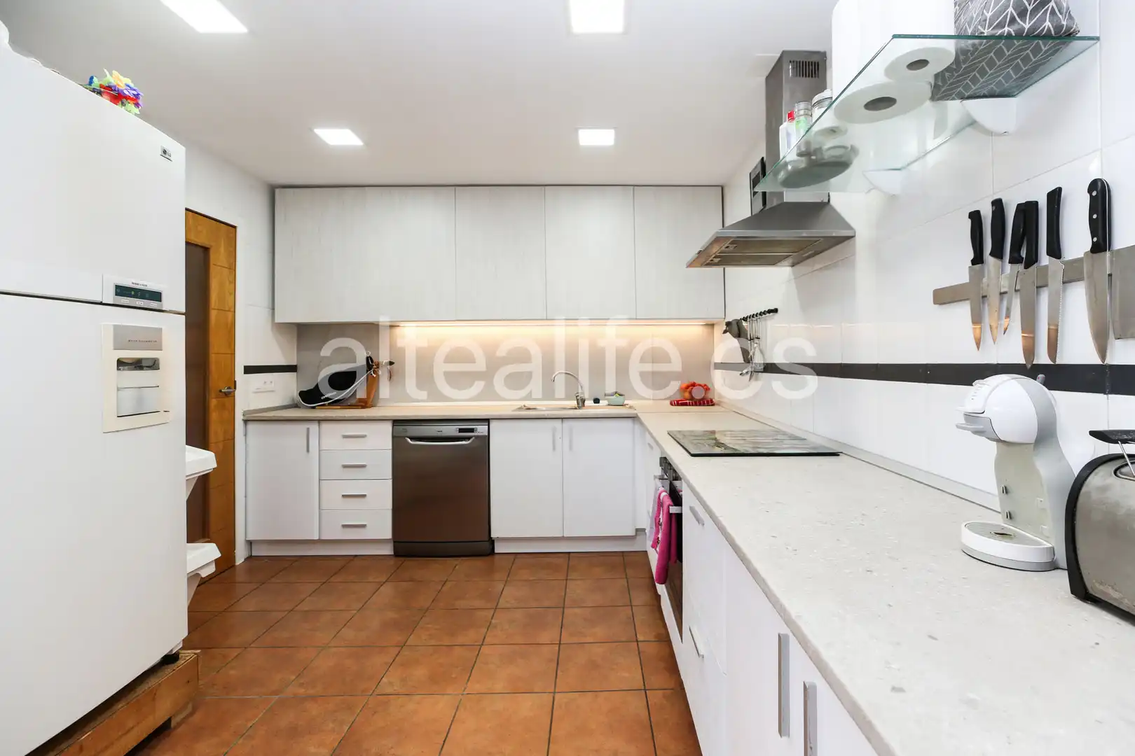Cocina de Casa adosada en venta en La Nucia con Aire acondicionado, Jardín privado y Terraza