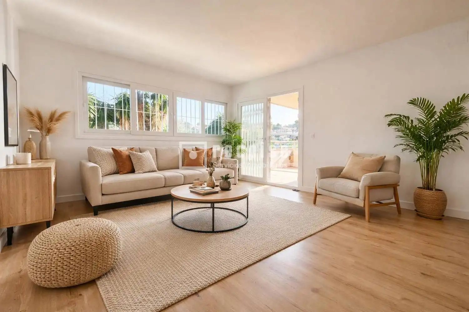 Living room of Flat for sale in Málaga  with Private garden and Terrace
