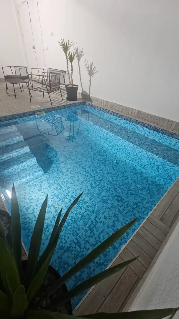 Piscina de Casa o chalet en venta en Dos Hermanas con Aire acondicionado, Calefacción y Jardín privado