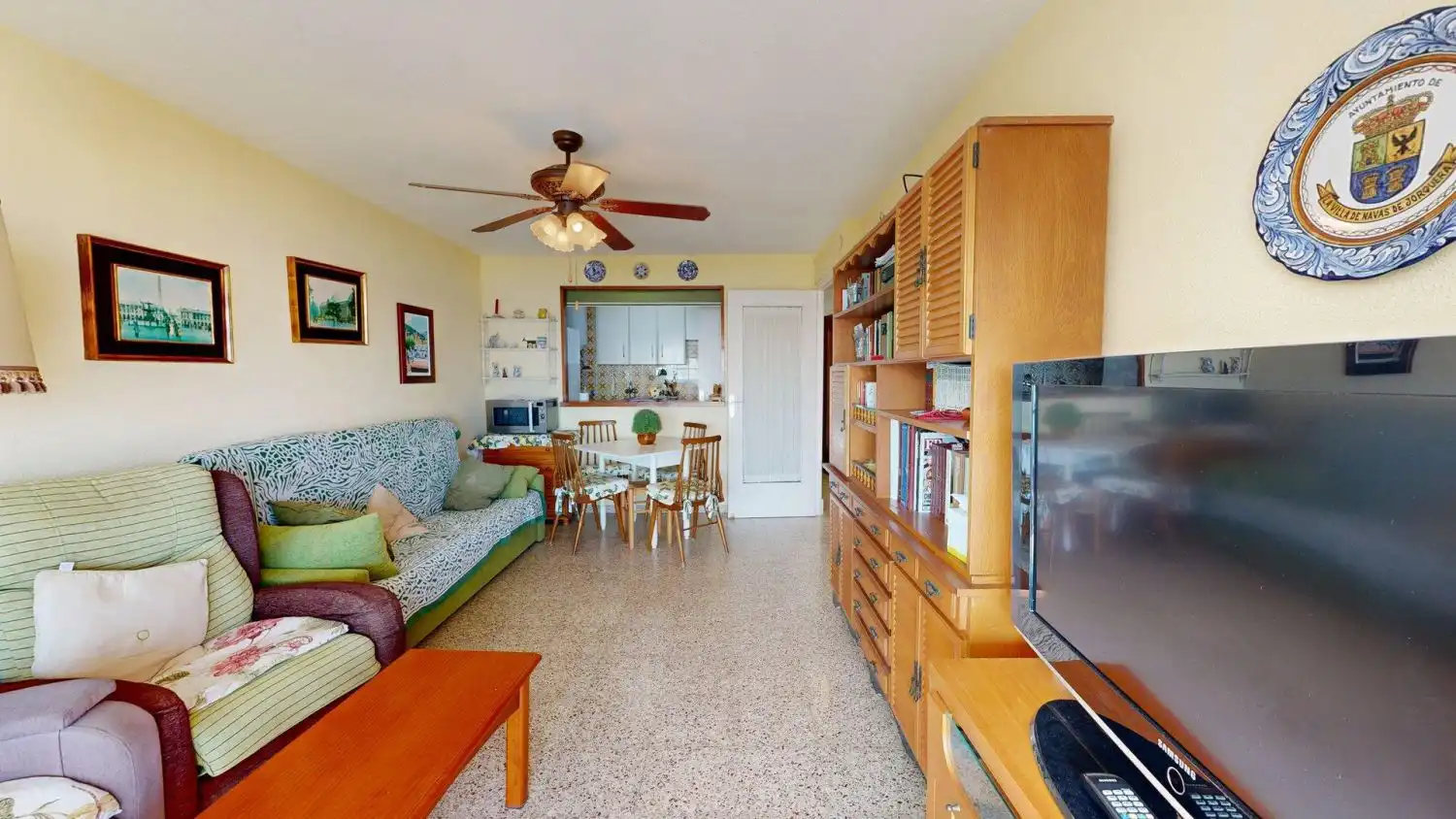Wohnzimmer von Wohnung zum Verkauf in Alicante / Alacant mit Balkon