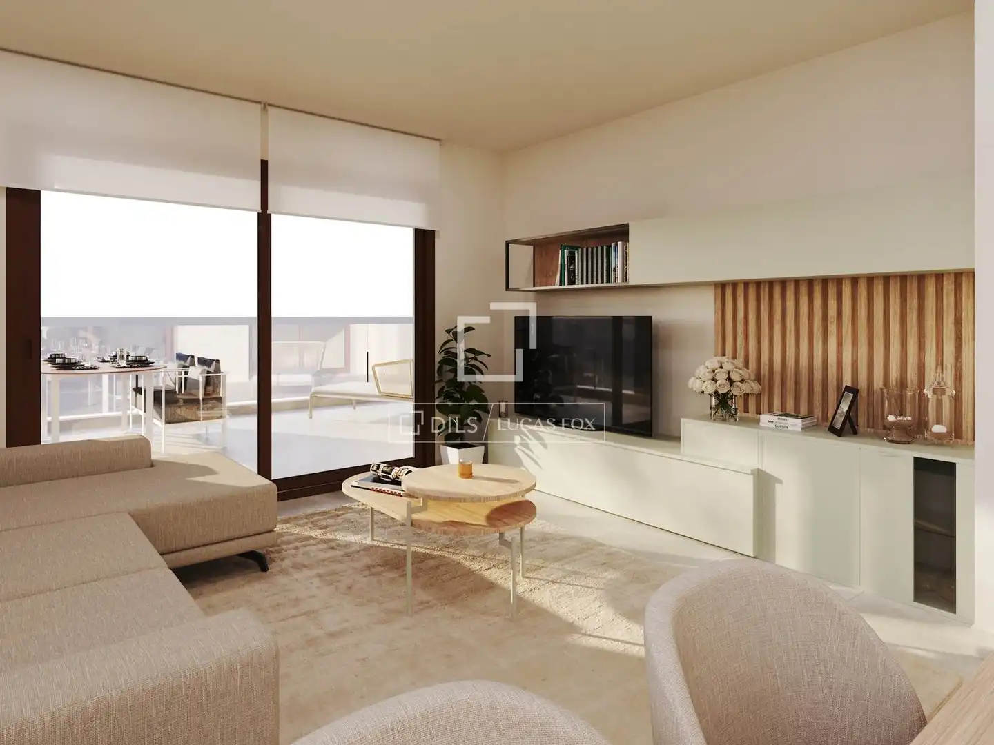 Sala de estar de Piso en venta en Capdepera con Aire acondicionado, Calefacción y Terraza