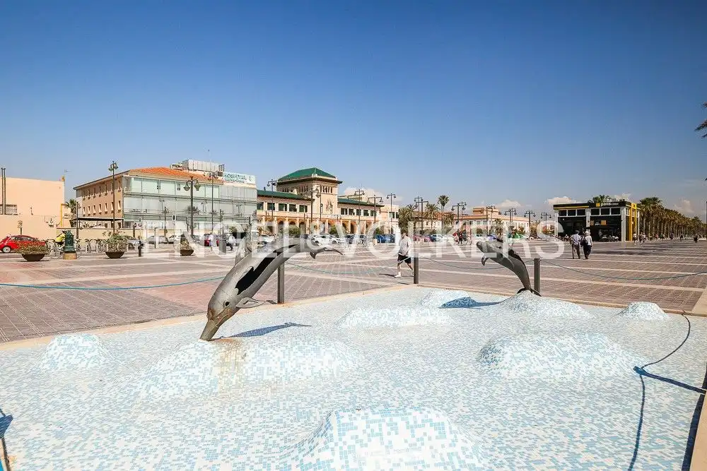 Außenansicht von Wohnungen zum Verkauf in Valencia mit Klimaanlage, Heizung und Terrasse