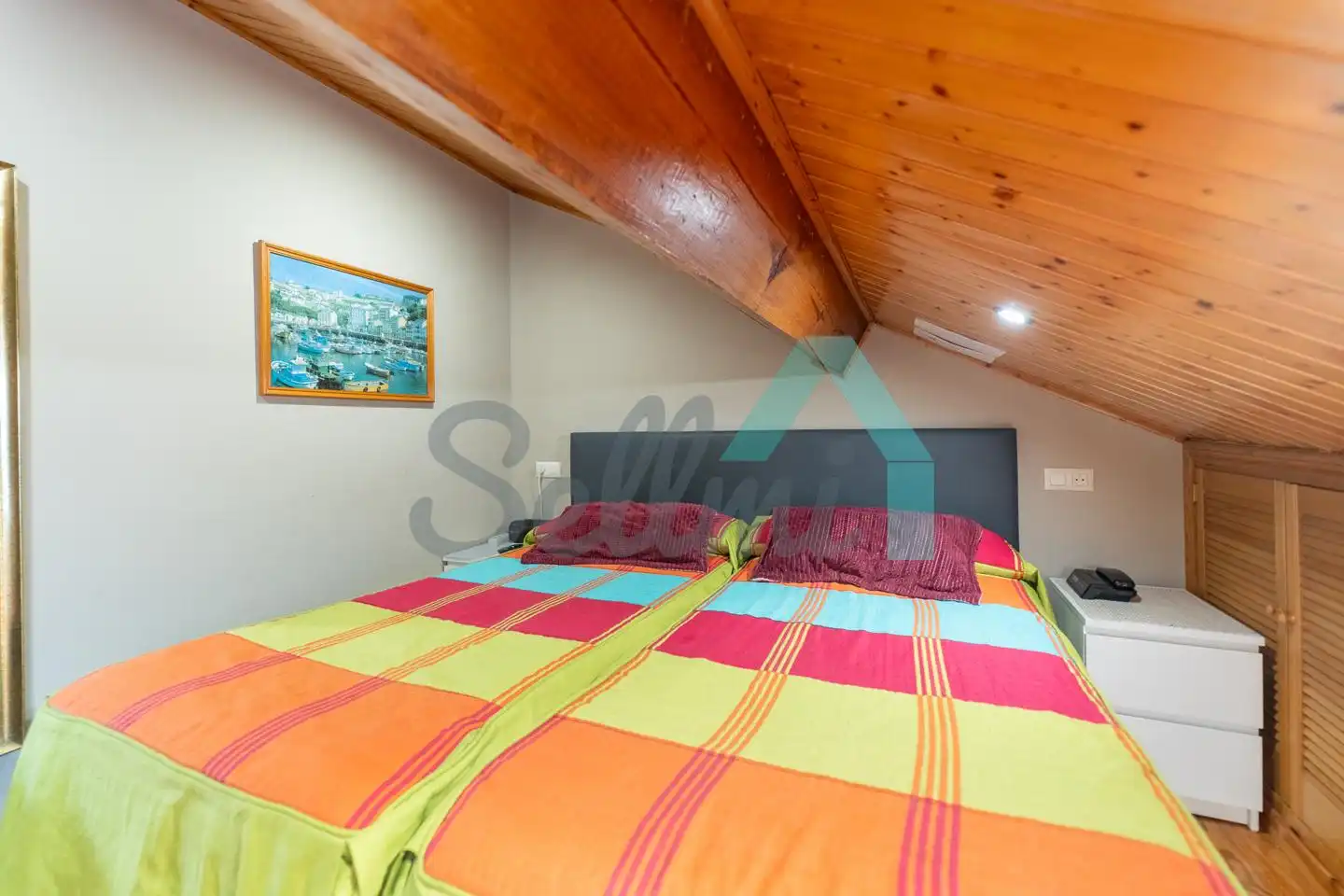 Schlafzimmer von Maisonette zum Verkauf in Valdés - Luarca mit Heizung und Parkett