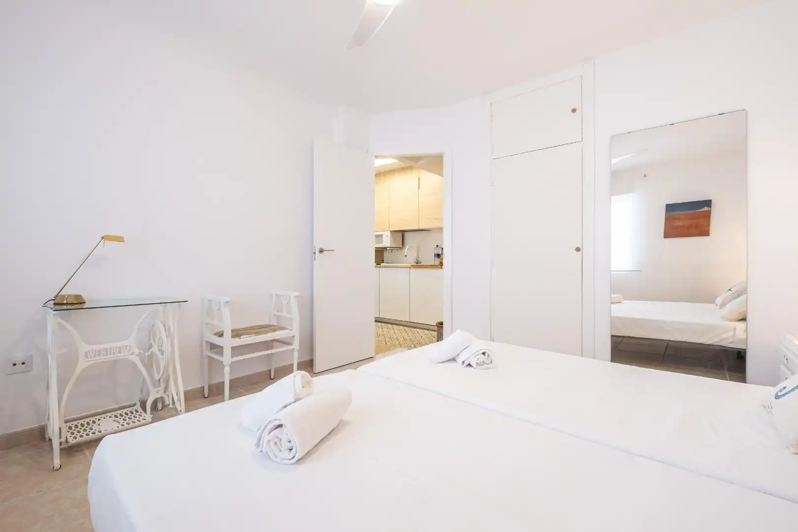 Dormitori de Apartament en venda en Jávea / Xàbia amb Aire condicionat, Calefacció i Moblat