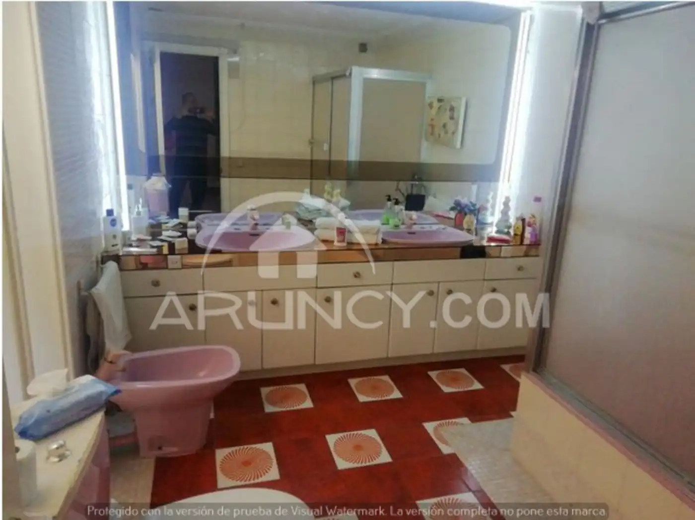 Bathroom of Houses for rent in Alcalá de Guadaira  with Air Conditioner, Private garden and Swimming Pool