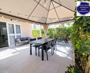 Terrace of House or chalet to rent in San Bartolomé de Tirajana  with Air Conditioner, Private garden and Terrace